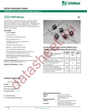 15KP110CA-B datasheet  