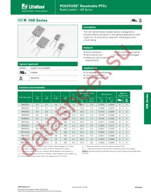 16R700GF datasheet  