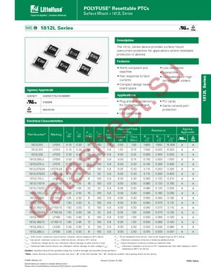 1812L014DR datasheet  