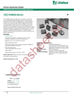 1KSMBJ160CA datasheet  