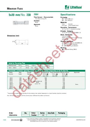 23013150021 datasheet  