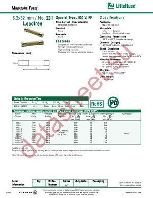 23121600009 datasheet  