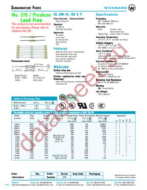 27511000001 datasheet  