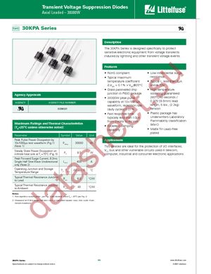 30KPA30CA datasheet  