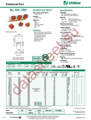 37000400410 datasheet  