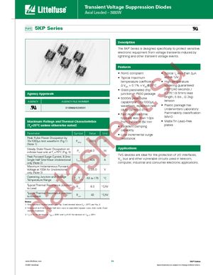 5KP11CA-B datasheet  