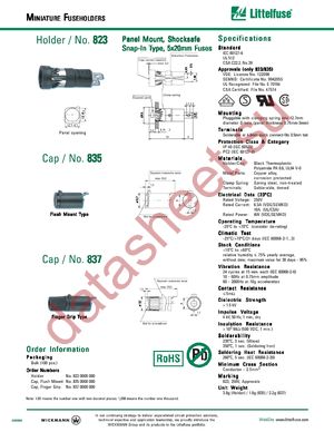 82300000005 datasheet  