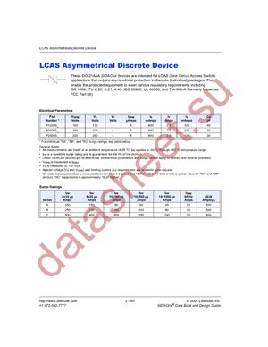 P1200SCLRP datasheet  