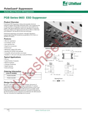 PGB0010603MR datasheet  