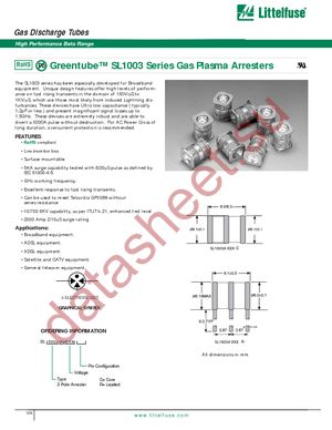 SL1003A230C datasheet  