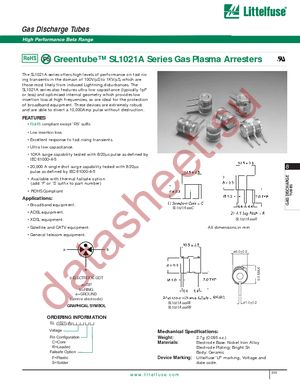 SL1021A090RG datasheet  