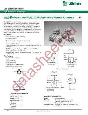 SL1021B260C datasheet  