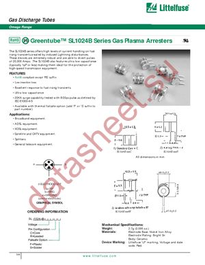 SL1024B230RF datasheet  