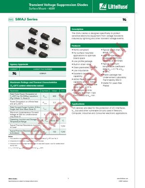 SMAJ100CA datasheet  