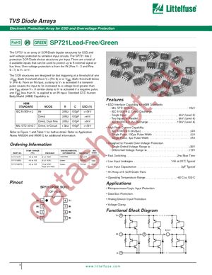 SP721ABTG datasheet скачать даташит