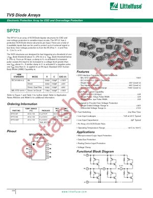 SP721AP datasheet  