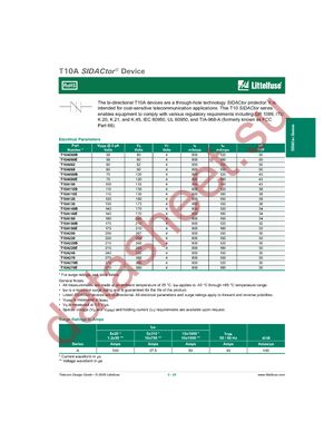 T10A180 datasheet  