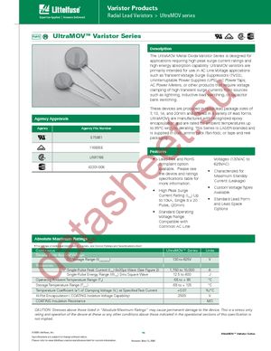 V07E130L1T datasheet  