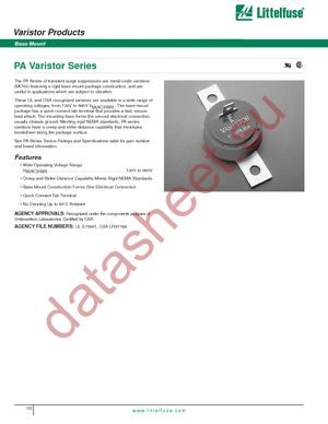 V130PA20C datasheet  