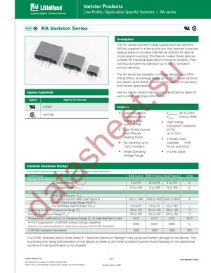 V200RA22 datasheet  