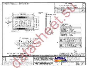 LCD-H3X1C50TR/C datasheet  