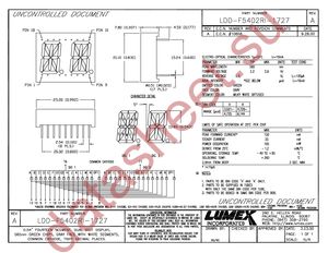 LDD-F5402RI-1727 Даташит Lumex Бесплатно Скачать В Pdf Datasheet.