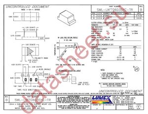 SML-LXFT0603SYC-TR datasheet  