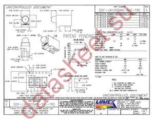 SSF-LXH305AD-5V-TR datasheet  