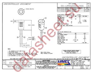 SSI-LXR5020GD-150G datasheet  