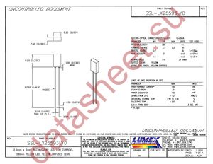 SSL-LX25593LYD datasheet  