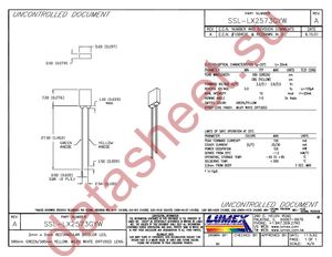 SSL-LX2573GYW datasheet  