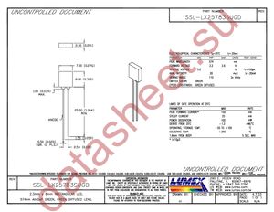 SSL-LX25783SUGD datasheet  