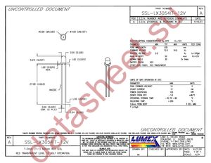 SSL-LX3054IT-12V datasheet  