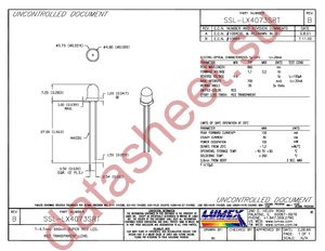 SSL-LX4073SRT datasheet  