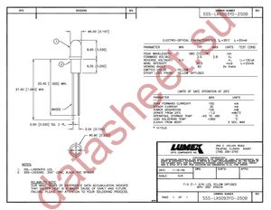 SSS-LX5093YD-250B datasheet  