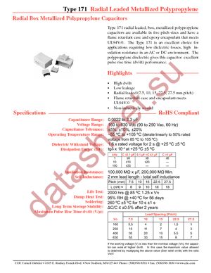 171104K400H-F datasheet  