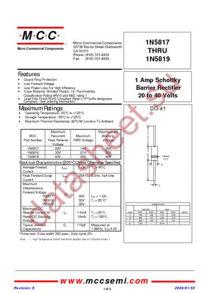 1N5819-TP datasheet  