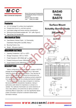 BAS40-04-TP datasheet  