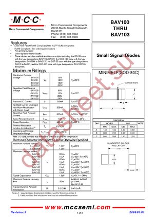 BAV102-T datasheet  