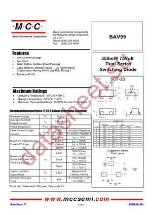 BAV99-TP datasheet  