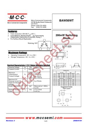 BAW56WT-TP datasheet  