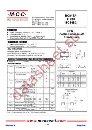 BC847C-TP datasheet  