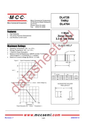 DL4738A-TP datasheet  