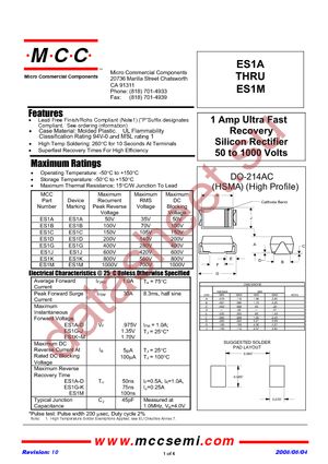 ES1B-TP datasheet  