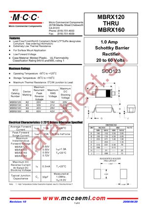 MBRX130-T datasheet  