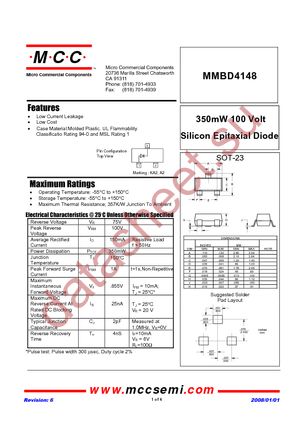 MMBD4148-TP datasheet  