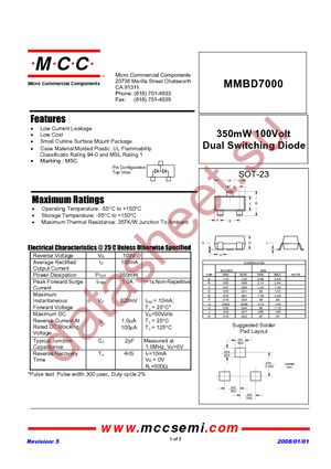 MMBD7000-TP datasheet  