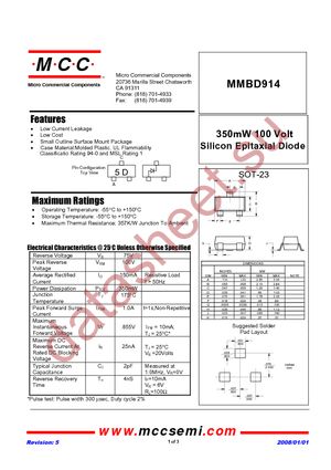 MMBD914-TP datasheet  