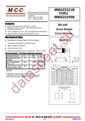 MMXZ5234B-TP datasheet  