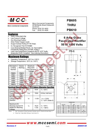 PB61-B datasheet  